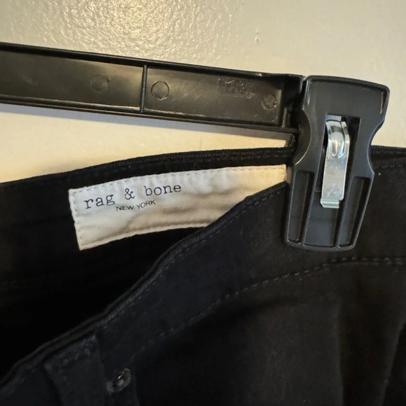 Rag & Bone Women’s Nina High-Rise Skinny Jeans Black Size 33 - Picture 4 of 8